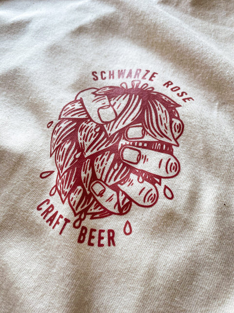 T-Shirt 'Hop-Kebab' Schwarze Rose Craft Beer