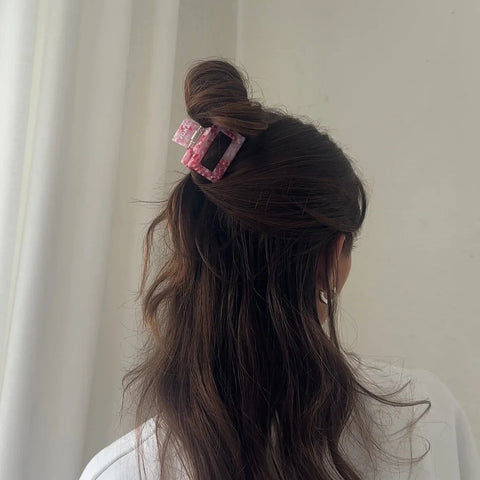 Haarklammer 'Josefin' – swirly pink Jona the Label