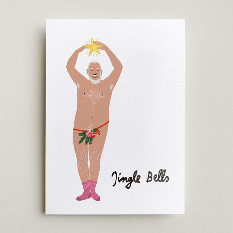 Postkarte 'Jingle Bells' – Mann Farina Kuklinski