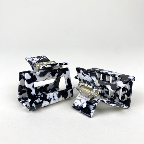 Haarklammer 'Josefin' – black/white Jona the Label