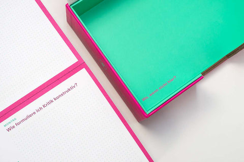 Journaling-Kalender '365 neue Seiten von dir' – 2026 Andrea Keller, Irene Rolli / Verlag Hermann Schmidt