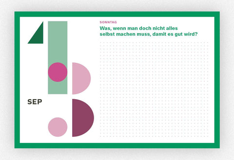 Journaling-Kalender '365 neue Seiten von dir' – 2026 Andrea Keller, Irene Rolli / Verlag Hermann Schmidt