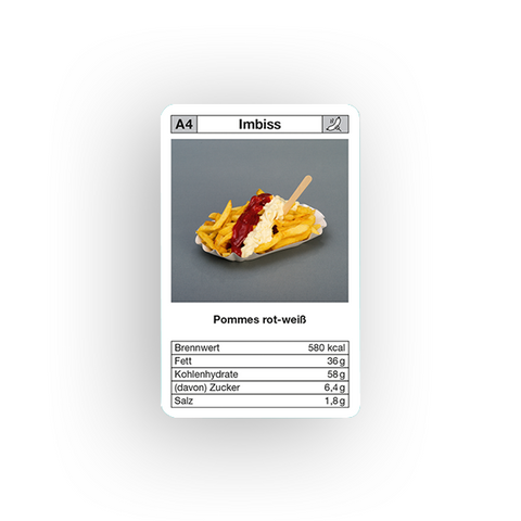 Quartett 'Junkfood' Weltquartett