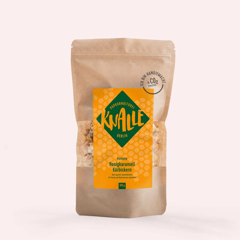 Popcorn 'Honigkaramell Kürbiskern' Popkornditorei Knalle