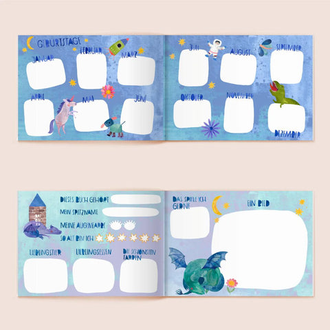 Hardcover Freundebuch 'Meine Freundinnen und Freunde' Frau Ottilie