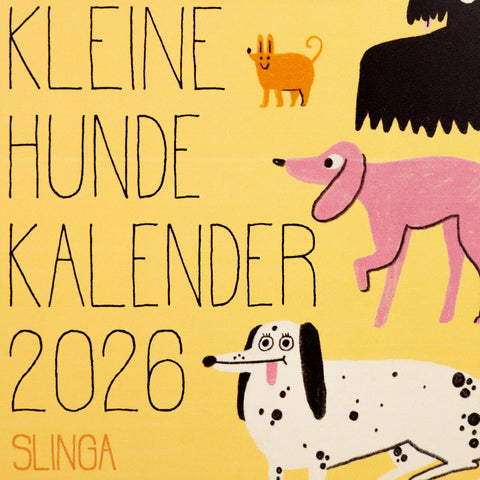 Kalender 'Der liebe kleine Hundekalender' – 2026 Slinga