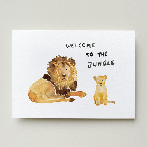 Postkarte 'Welcome to the Jungle' Farina Kuklinski