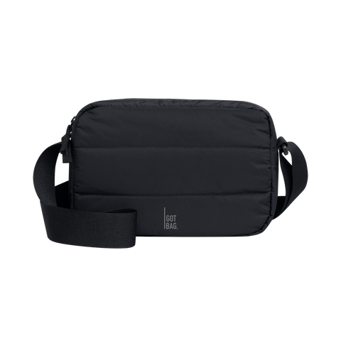 Puffer Crossbody Bag 'Black' – Monochrome Edition