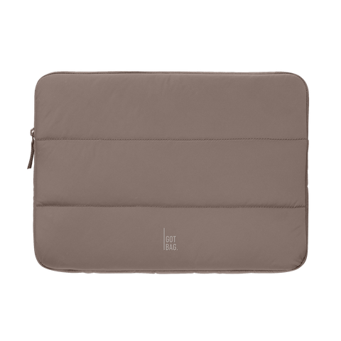 Puffer Laptop Sleeve 14″ 'Oyster' – Monochrome Edition