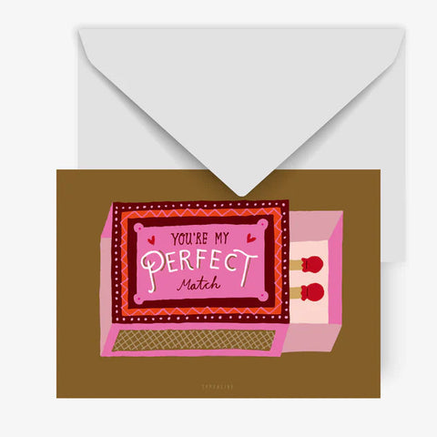 Postkarte 'Perfect match' typealive