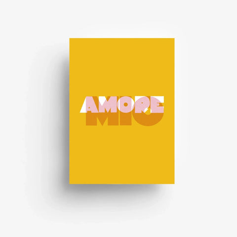 Postkarte 'Amore mio' jungwiealt