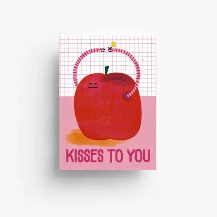 Postkarte 'Kisses to you'