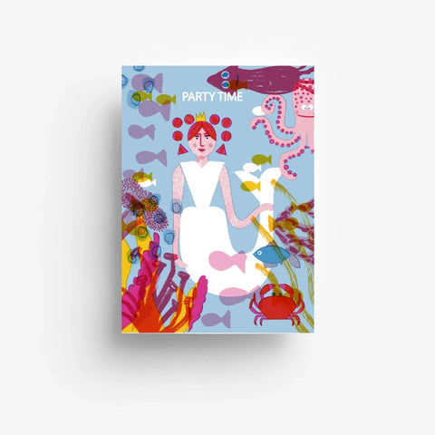Postkarte 'Partytime' – Mermaid jungwiealt