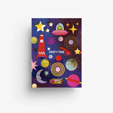 Postkarte 'Partytime' – Space jungwiealt