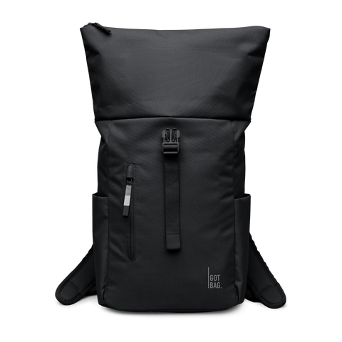 RollTop Easy Small 'Black' – Monochrome Edition GOT BAG