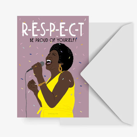 Postkarte 'Respect' typealive
