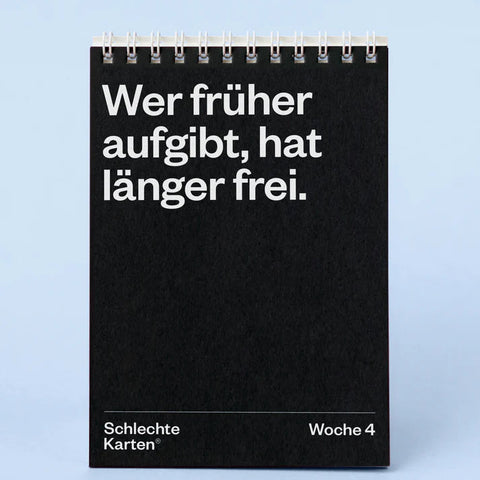 Demotivierender Tischkalender 2026 Rainer Holl