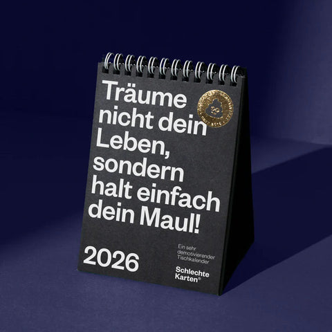 Demotivierender Tischkalender 2026 Rainer Holl