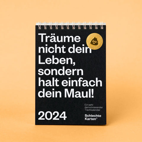Demotivierender Tischkalender
