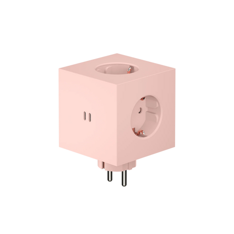 Steckdose 'Square 2' – New Pink (ohne Kabel) Avolt