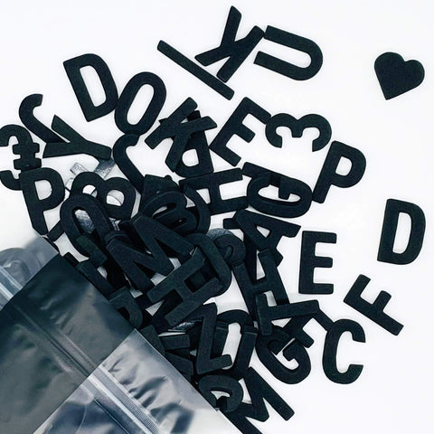 Magnetbuchstaben 'Skandal Schwarz' Type-OH