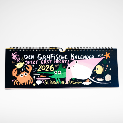 Kalender 'Der GraFische Kalender' – 2026 Slinga