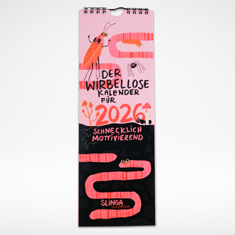 Kalender 'Der Wirbellose Kalender' – 2026 Slinga
