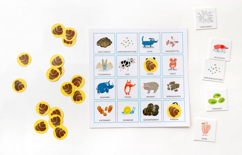 Spiel 'Tierkacke-Bingo' Laurence King Verlag