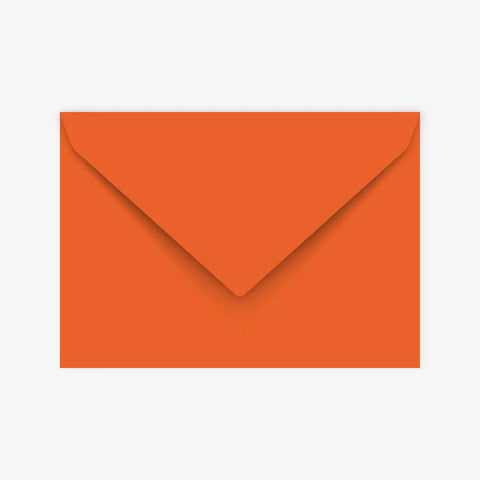 Briefumschlag 'einfarbig' – orange typealive