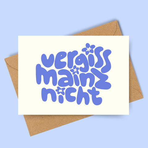 Klappkarte 'Vergiss Mainz nicht'