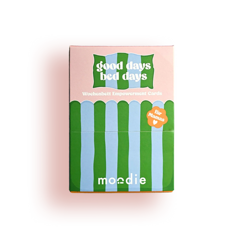 Wochenbett-Kartenset 'Good Days, Bed Days' MOODIE