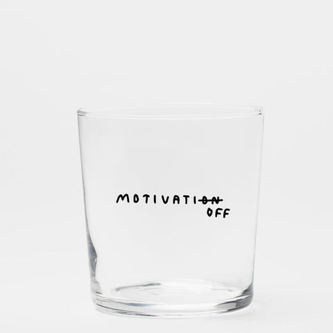 Glas 'Motivation' – 350ml Yahya Studio