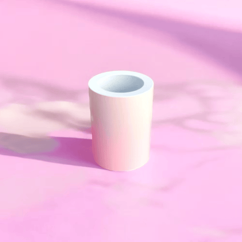 Kerzenständer 'Flipper Tube' – White Pink Stories