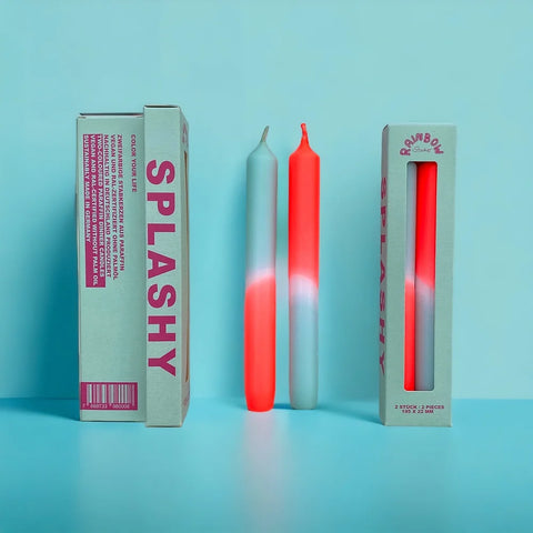 Dip Dye Kerze 'Rainbow Studio' – Splashy