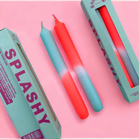 Dip Dye Kerze 'Rainbow Studio' – Splashy