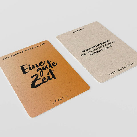Gesprächskarten 'Eine gute Zeit' – Für Freunde Deine Zweisamkeit
