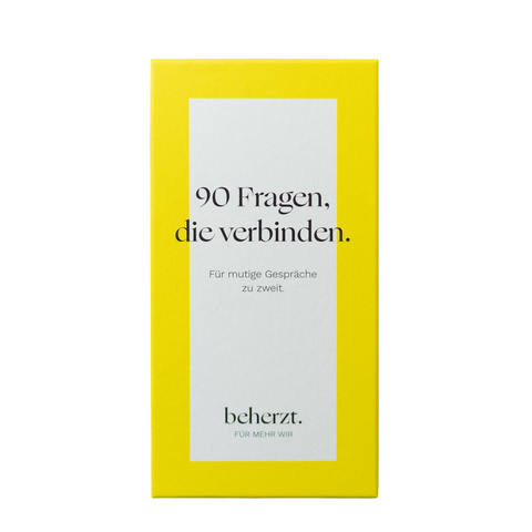 Gesprächskarten '90 Fragen, die verbinden' Beherzt