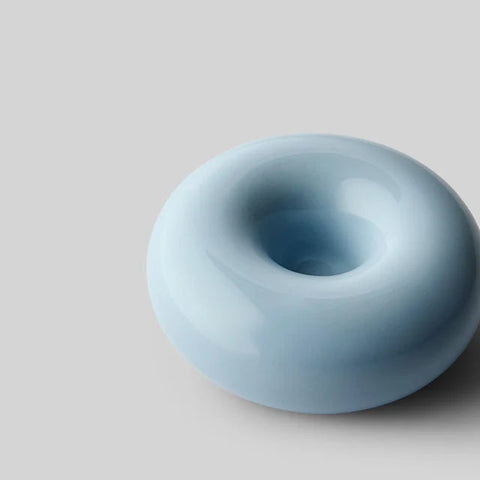 Kerzenständer 'Bob' – hellblau Studio About