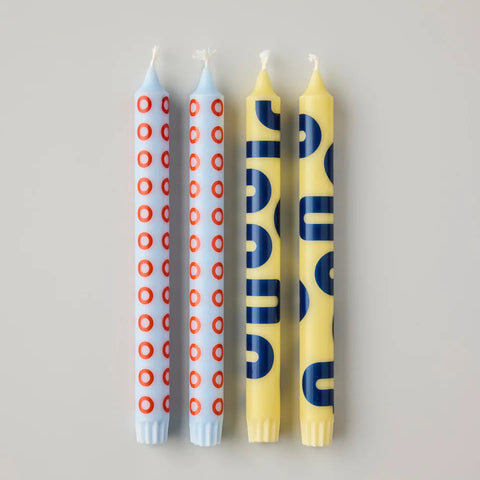 Kerzen 'gelb/blau' Studio About