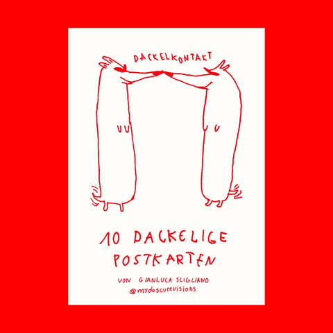 Postkarten-Set '10 dackelige Postkarten' Giani