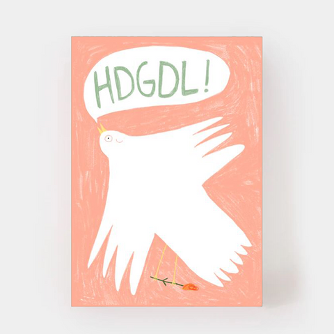 Postkarte 'hdgdl!' Slinga