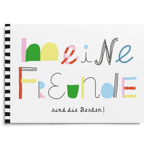 Freundebuch 'Meine Freunde sind die Besten!' Unter Pinien