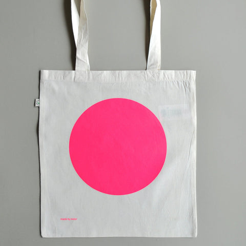 Jutebeutel 'pink dot' KOLOR
