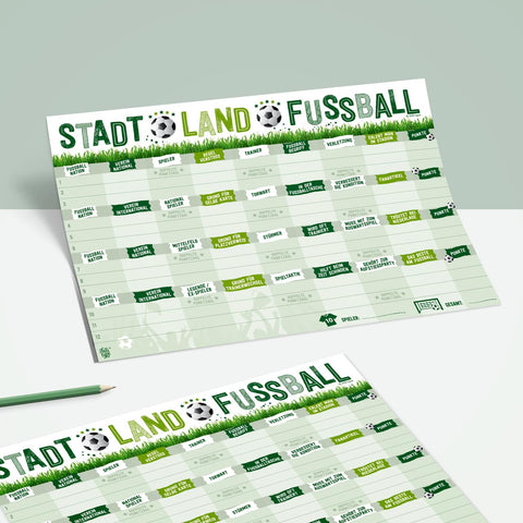 Spielblock 'Stadt Land Fußball' Chili Type