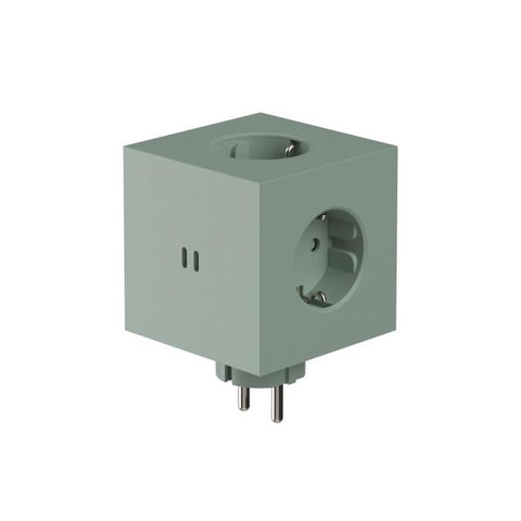 Steckdose 'Square 2' – Oak Green (ohne Kabel) Avolt