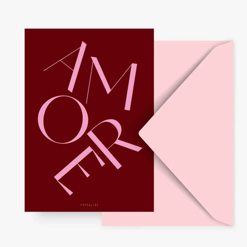 Postkarte 'Amore' typealive