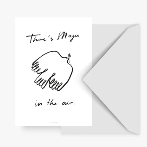 Postkarte 'There's magic in the air' typealive