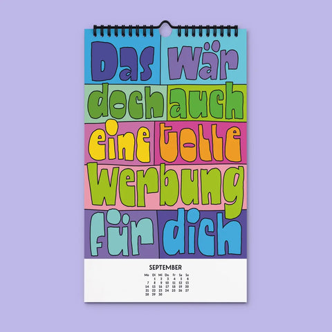 Kalender 'Willst du nicht mal was Richtiges arbeiten' – 2026 edition selekkt