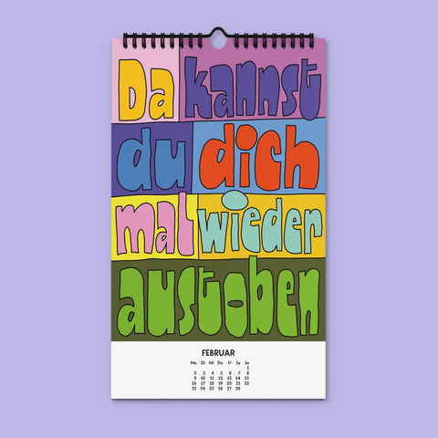 Kalender 'Willst du nicht mal was Richtiges arbeiten' – 2026 edition selekkt