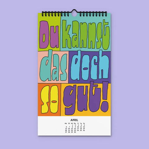 Kalender 'Willst du nicht mal was Richtiges arbeiten' – 2026 edition selekkt